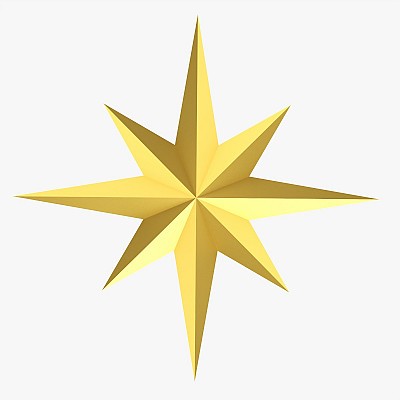 Christmas gold star