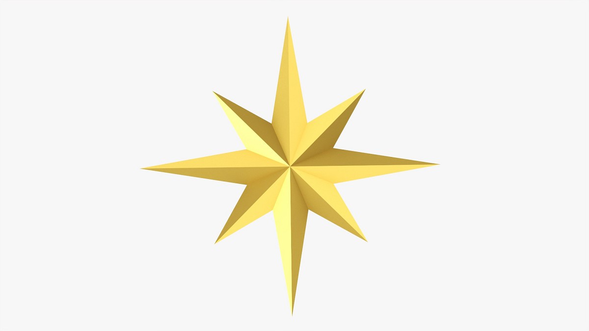 Christmas gold star