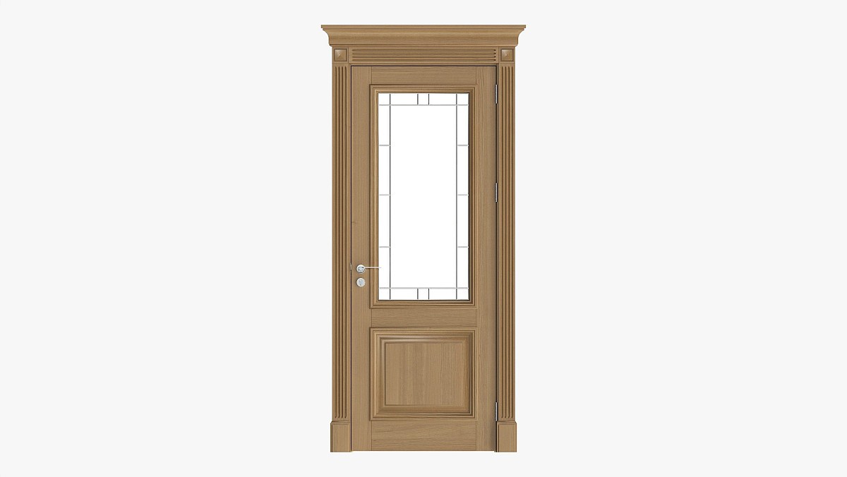 Classic Door With Glass 1