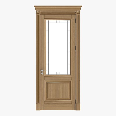 Door With Glass 02