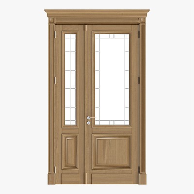 Door With Glass Double 02