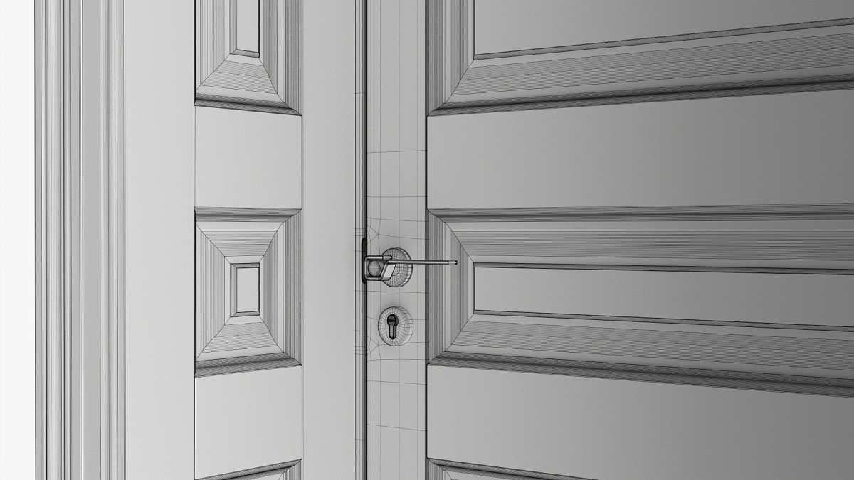 Classic Door With Portal 01