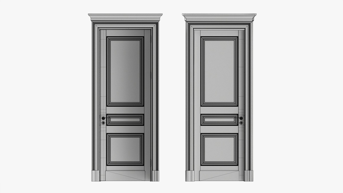 Classic Door With Portal 01