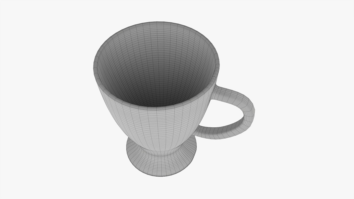 Coffee mug with handle 03