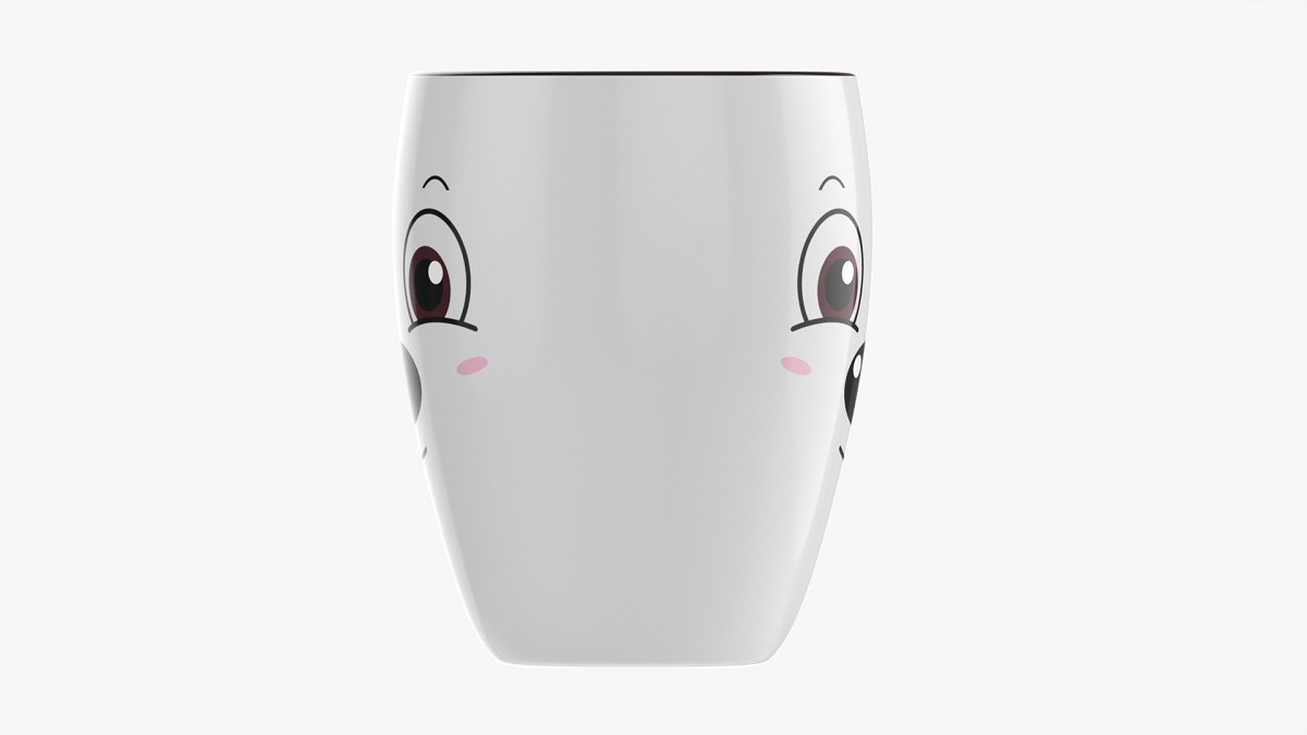 Coffee mug with handle 04