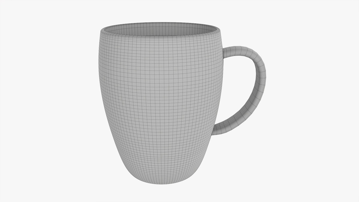 Coffee mug with handle 04