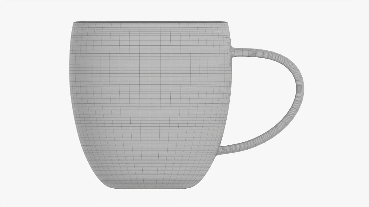 Coffee mug with handle 05