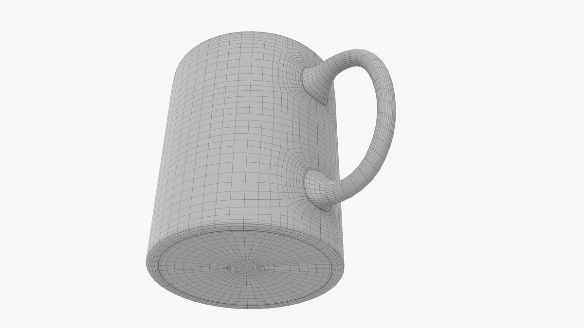 Coffee mug with handle 06