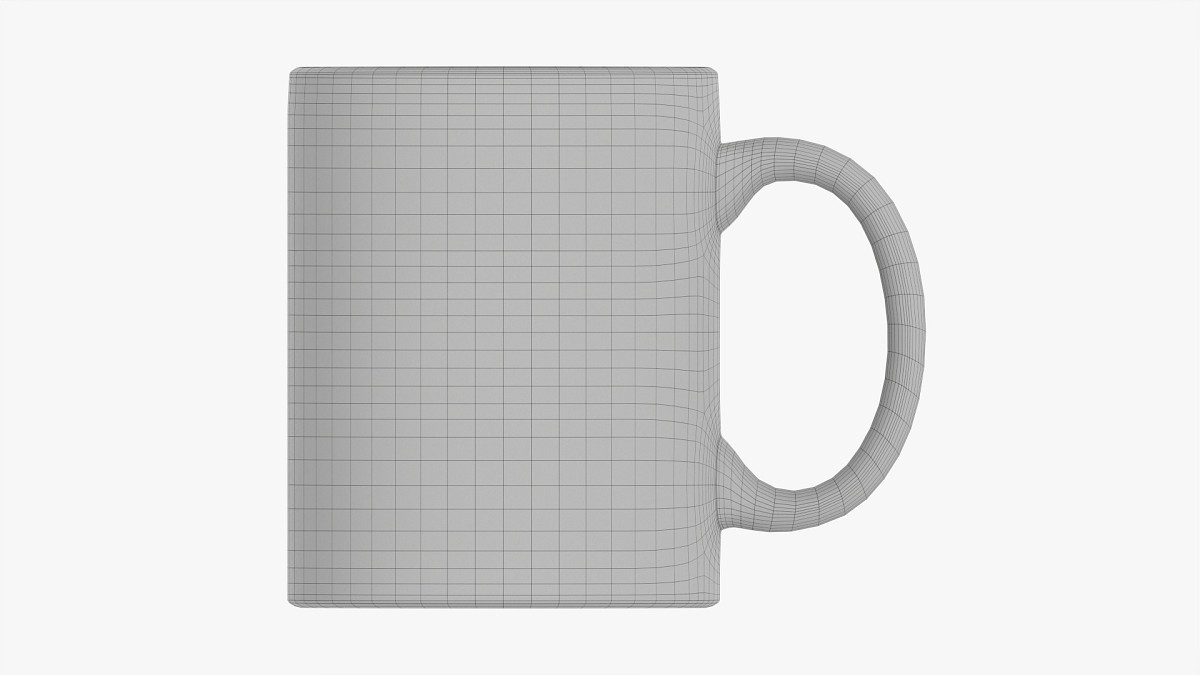 Coffee mug with handle 06