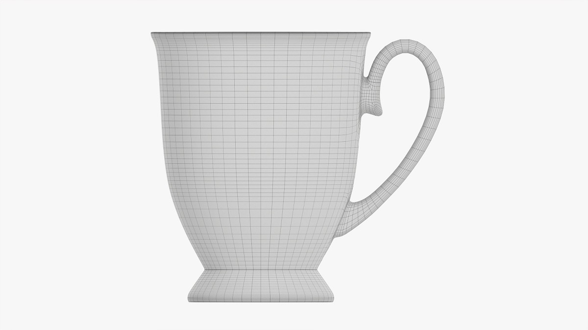 Coffee mug with handle 07