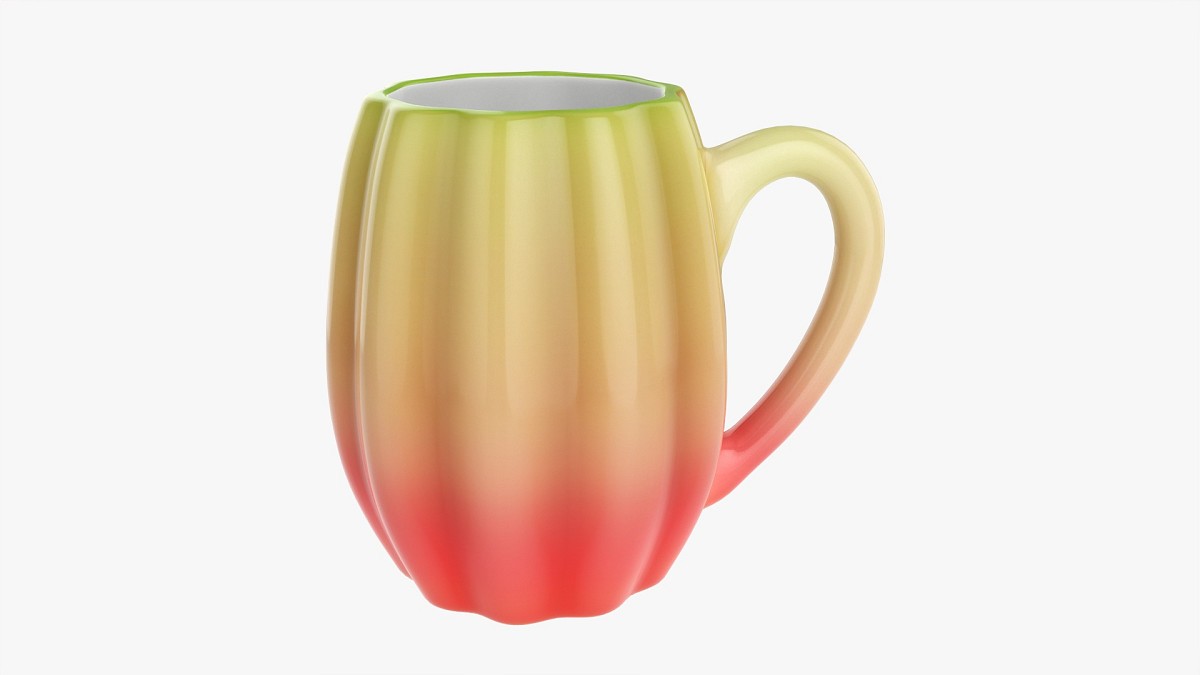 Coffee mug with handle 08