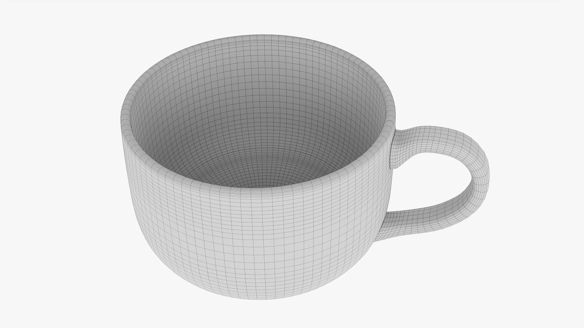 Coffee mug with handle 10