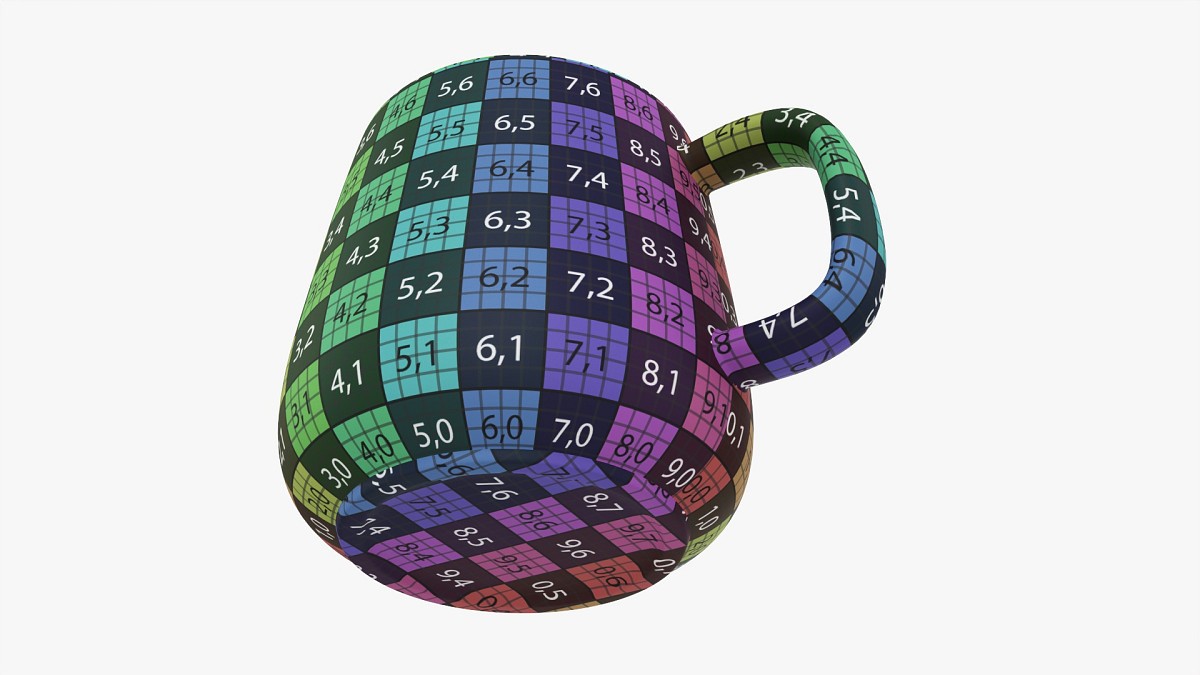 Coffee mug with handle 11