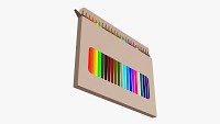 Colored pencil box 01 with window
