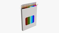 Colored pencil box 02 with window
