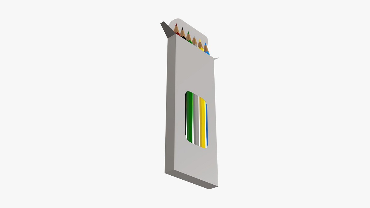 Colored pencil box 03 with window