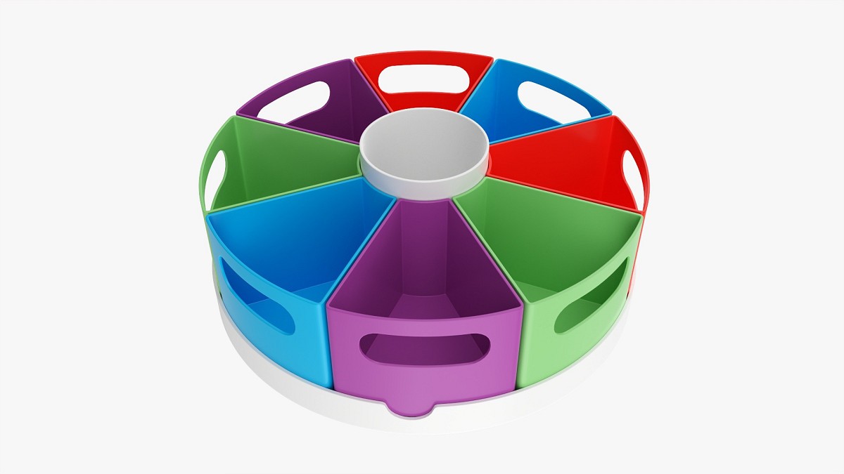 Colorful space storage organizer