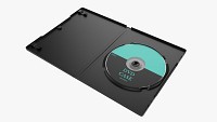 DVD case open with disc 02 mockup