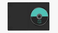 DVD case open with disc 02 mockup