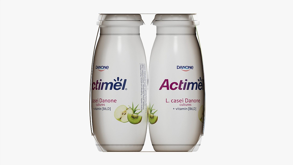 Danone Actimel Bottles 4-Pack Kiwi