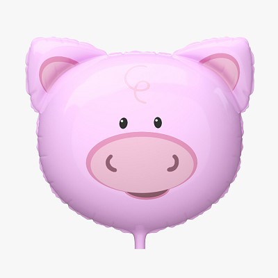 Foil balloon 03 Pig