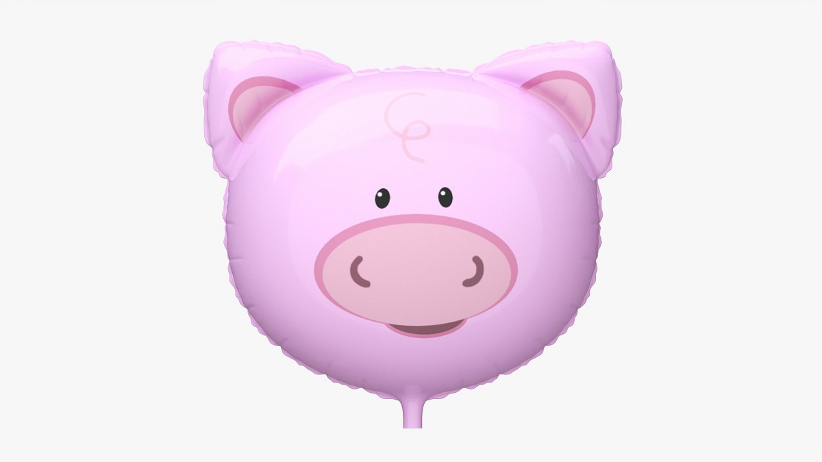 Decoration foil balloon 03 Pig
