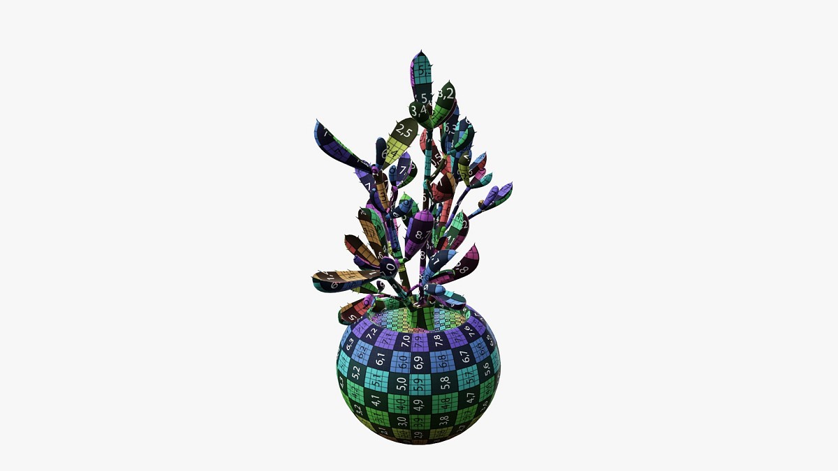 Decorative potted plant 8