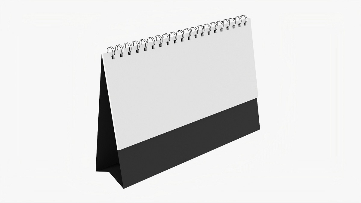 Desk Flip-Top Calendar Mockup 01