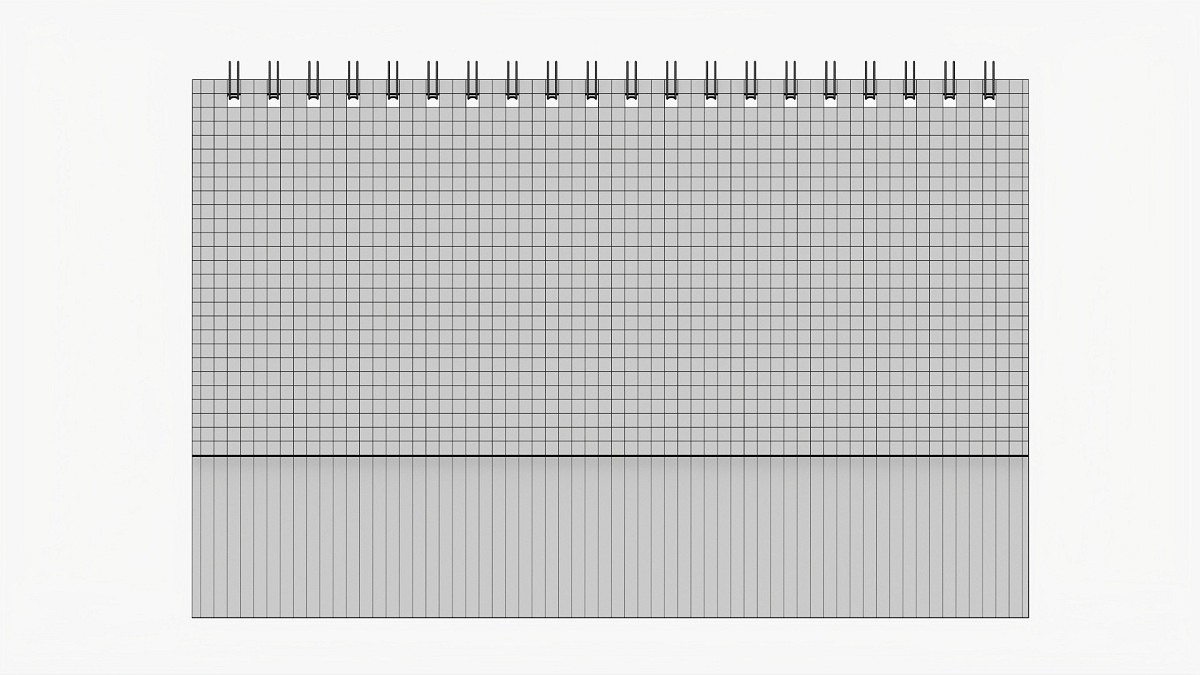 Desk Flip-Top Calendar Mockup 01