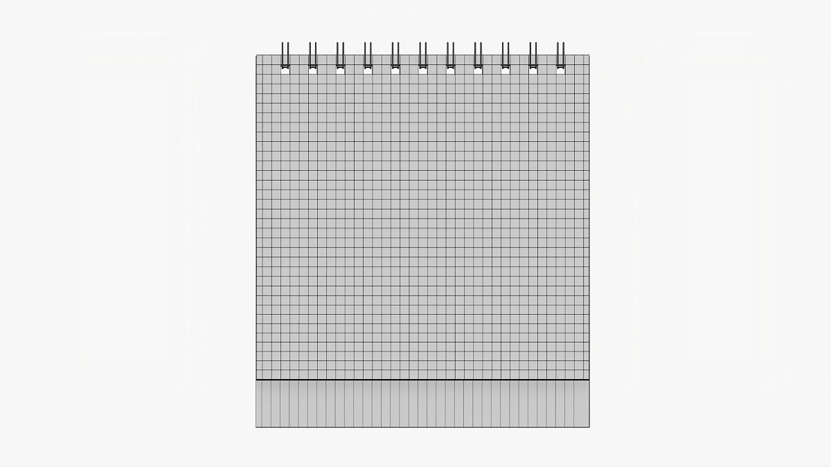 Desk Flip-Top Calendar Mockup 02
