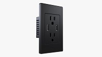 Double Outlet With Usb Ports US