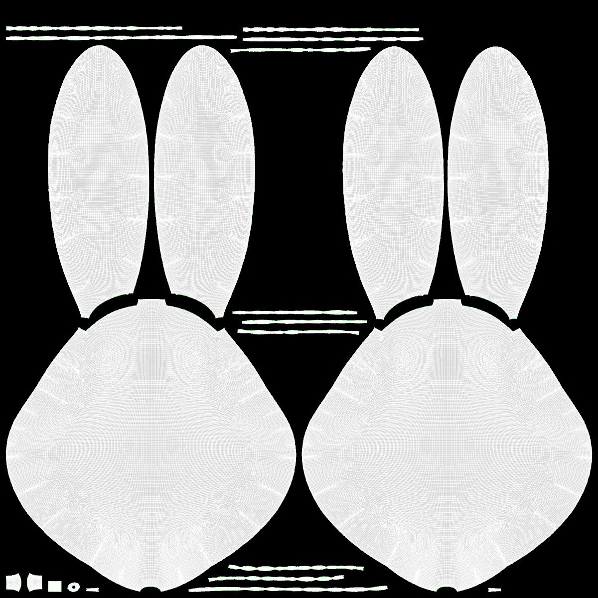 Decoration foil balloon 14 Rabbit