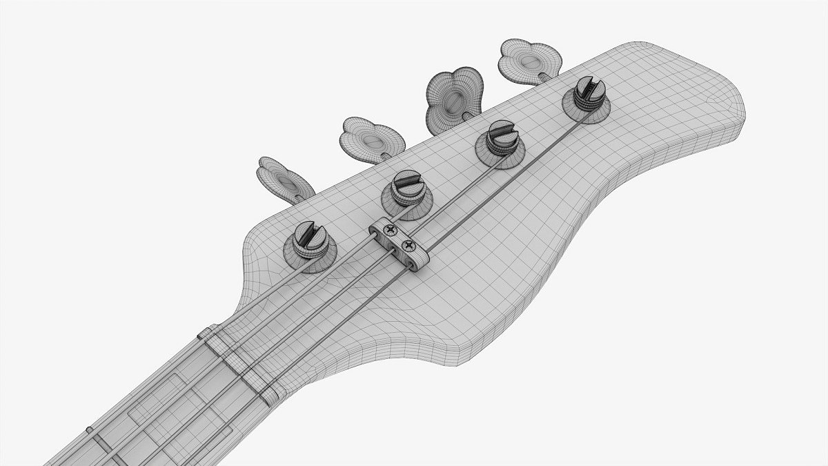 Electric 4-String Bass Guitar 01