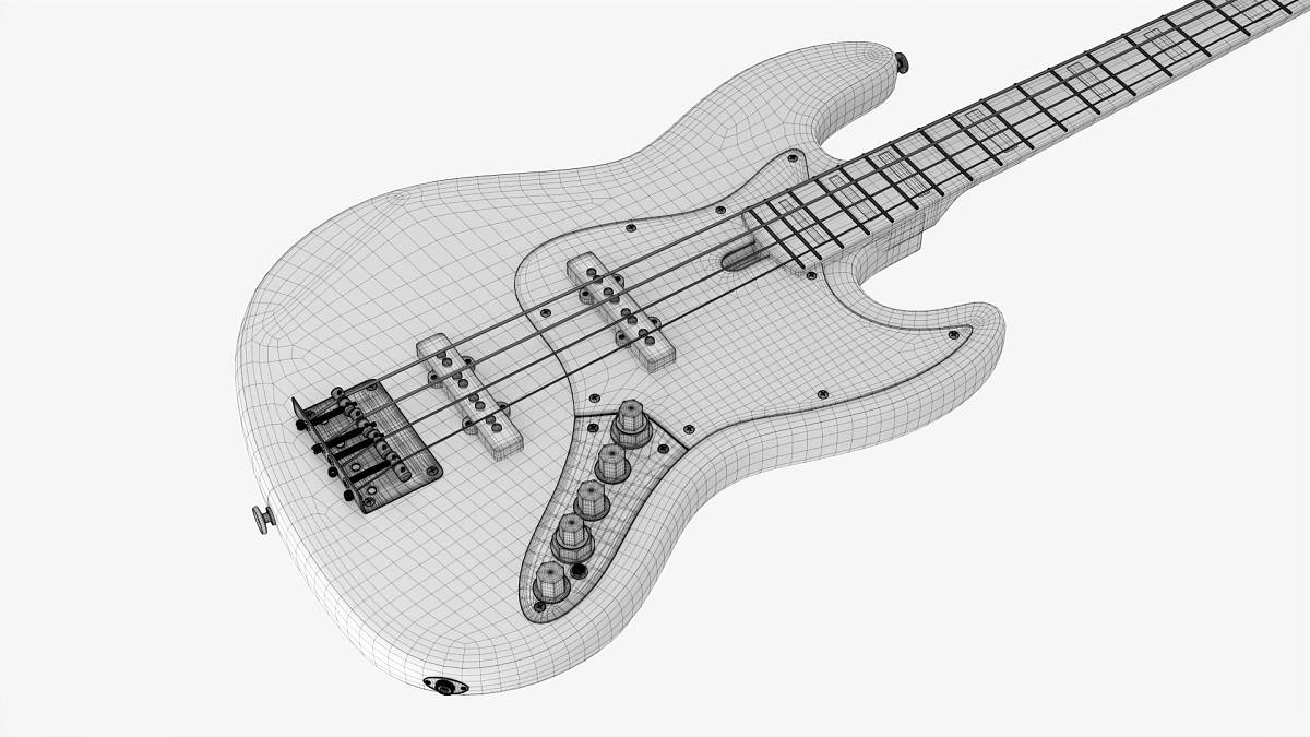 Electric 4-String Bass Guitar 1 V2