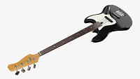 Electric 4-String Bass Guitar 02 Black