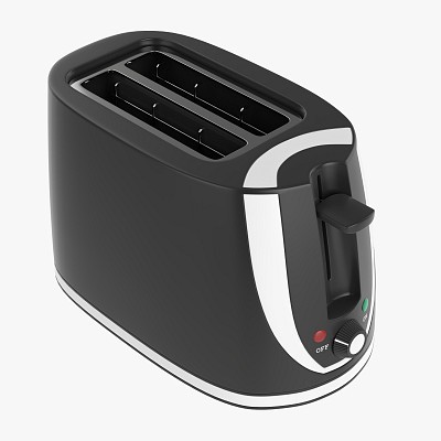 Electric toaster black