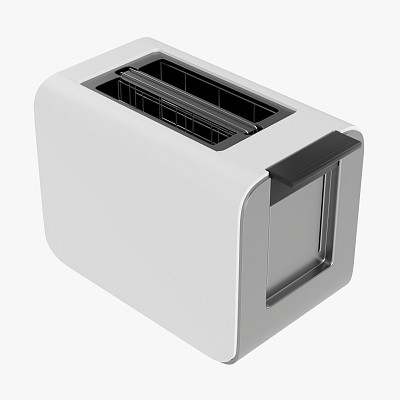 Electric toaster white