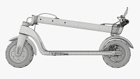 Electric scooter 1 folded