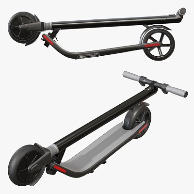Electric scooter 2 folded