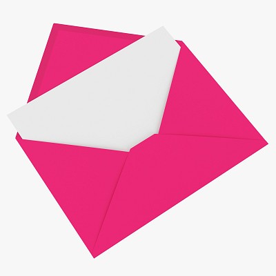 Envelope 05 Open Pink