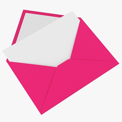 Envelope 05 Pink White