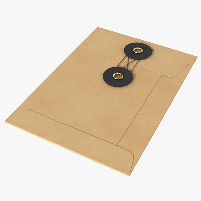 Envelope with string mock
