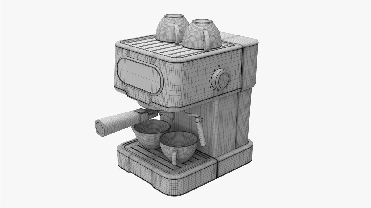 Espresso Coffee Machine With Mug