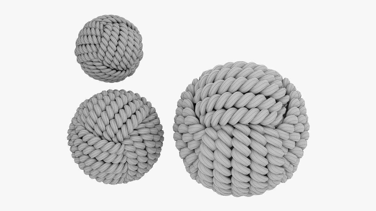 Fabric balls decoration
