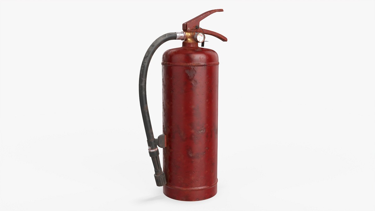 Fire extinguisher сlass A and B 1 dirty