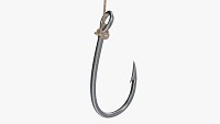Fishing hook with line
