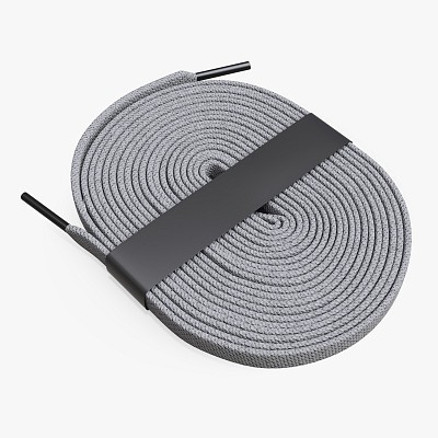 Flat shoelaces roll