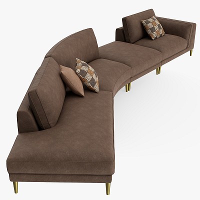 Four module sofa cushions