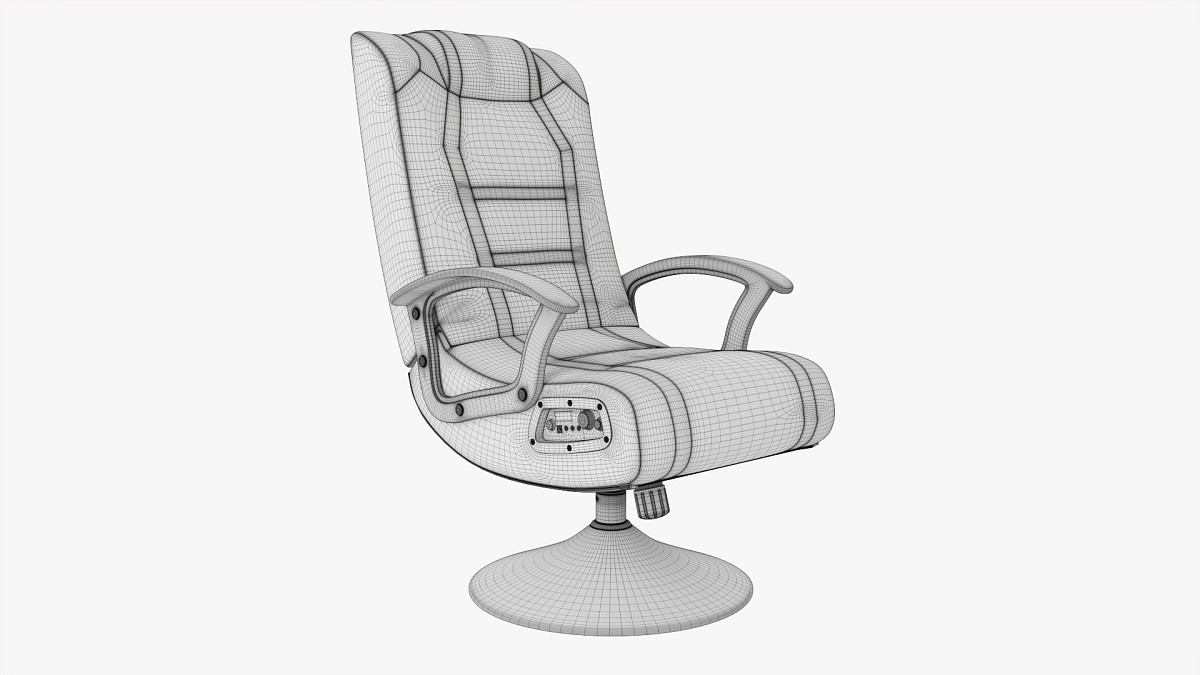 Gaming chair with integrated audio
