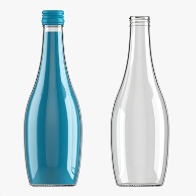 Glass Bottle 03 Mockup